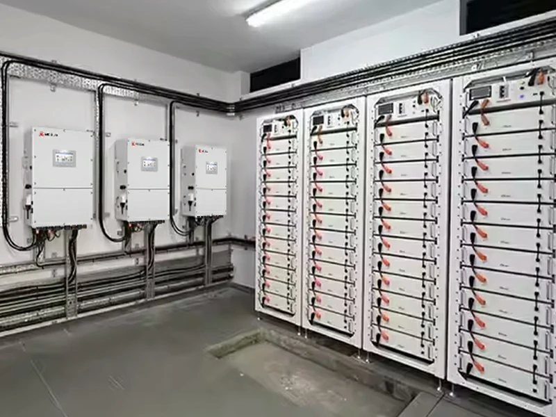 During the day, the solar system make electricity which will be provided to the loads first. Then, the excess energy will charge the battery by hybrid inverter.